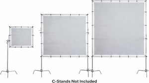 Panneau diffuseur de lumière fixe 100*194cm avec écran, grand réflecteur argenté en alliage d'aluminium pour la photographie - Product Image 2