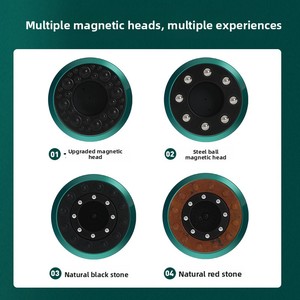 Appareil de <span class=keywords><strong>massage</strong></span> électrique Gua Sha intelligent avec pierre Bian personnalisée, compresse chaude, ventouses et fonction de chauffage pour débloquer les méridiens - Product Image 2