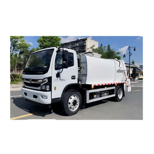 รถบรรทุกเก็บขยะในครัว 8 คิว รถขนส่งขยะอาหาร รับผลิตตามแบบ OEM รถบรรทุกขยะอาหารแบบกำหนดเองได้ - Product Image 2