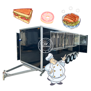 Caravana Grande de Alta Calidad 2025, Carrito de Comida Rápida, Camión de Comida Móvil Fabricado en China con Ruedas para Entrega de Snacks - Product Image 2