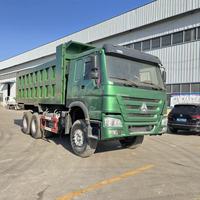 Camion benne d'occasion Howo 6x4 de Sinotruk, équipé d'un moteur Weichai de 450 chevaux, 10-15T de MGV, capacité de 21-30T pour le transport de minerais