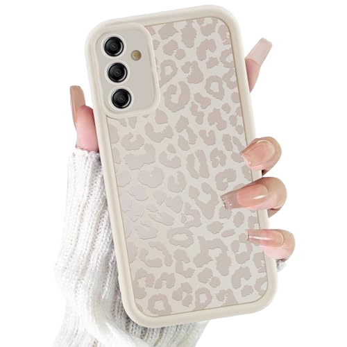 Print Phone Case for for A57 A54 5G Leopard Pattern Matte Ultra Thin Soft TPU Silicone Waterproof Shockproof