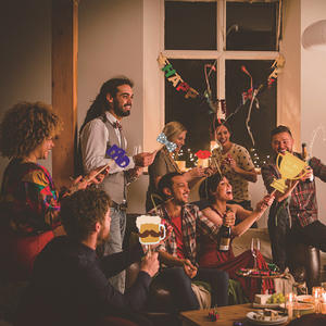 25 pièces de fournitures de décoration de fête jetables écologiques de luxe sur le thème de la fête <span class=keywords><strong>des</strong></span> pères, accessoires photo en papier amusants pour l'anniversaire de papa - Product Image 5