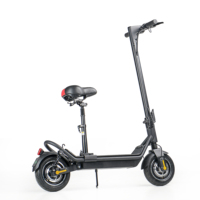 Trottinette électrique pliable EcoRider E4-7 10 pouces à double moteur, suspension, batterie amovible, 2 roues, pour adultes