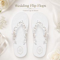 Tongs personnalisées en métal de haute qualité avec logo, pour femmes et hommes, vente en gros, pour mariage, hôtel, fête, événement, plage, prix d'usine