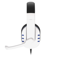 Écouteurs stéréo pour téléphone portable avec micro pour casques de jeu Sony Playstation 5 Casque de jeu pour PS5 PS4 Casque filaire