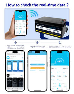 Derin döngüsü 36v lifepo4 pil 12v 24v 36v home 200ah 300ah depolama aküsü paketi ev güneş stytem için - Product Image 3