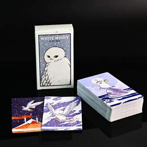 Klassisches Waite <span class=keywords><strong>Tarot</strong></span> Schneewittchen Winny Weiße Eule Individualisiertes Papier-Brettspiel Karten mit Farbbox-Verpackung - Product Image 4