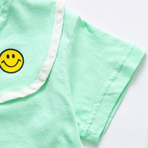 Nouvel ensemble de survêtement deux pièces pour enfants, style été, col rond, manches courtes, short ample, provenant de Shanghai - Product Image 4