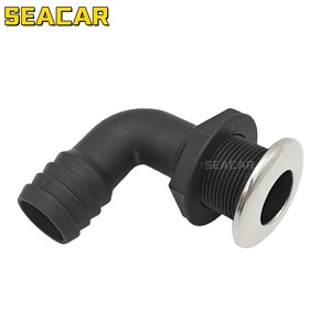 Raccord de vidange coudé en nylon et acier inoxydable Seacar 38 mm pour matériel de bateau marin - Product Image 2