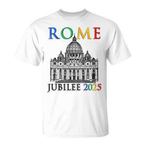Camiseta del Vaticano del Jubileo de Roma 2025, Peregrinos de la Esperanza - Product Image 1