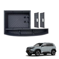 Boîte de rangement pour coffre arrière, plateau de séparation pour BYD Leopard 3 Ti 3 PP SUV, accessoires de rangement intérieur