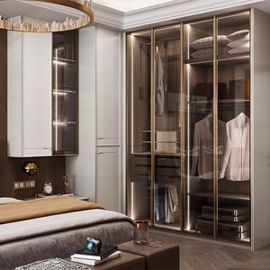 Service de conception d'<span class=keywords><strong>armoire</strong></span> pour un couple, vêtements pour enfants, boutique bleue, style français, gris vert, MDF haute brillance, <span class=keywords><strong>maison</strong></span> aux Émirats arabes unis, au Maroc - Product Image 5