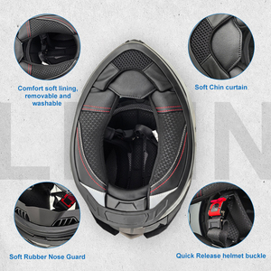 Caschi da Moto Cross Country Racing a Doppia Lente di Alta Qualità, Popolari e in Offerta Speciale - Product Image 4
