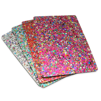 Alands Feuille d'acrylique coulé de couleur pailletée pour la décoration Coupe personnalisée à la taille