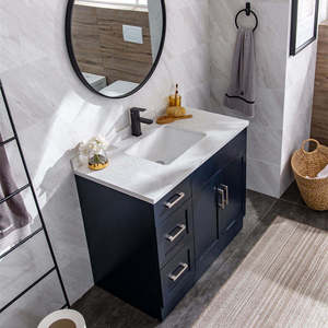 Mueble de <span class=keywords><strong>Baño</strong></span> de <span class=keywords><strong>Diseño</strong></span> Italiano Personalizado de Lujo con <span class=keywords><strong>Diseño</strong></span> Acanalado, Lavabo Doble, Espejo Inteligente <span class=keywords><strong>para</strong></span> Hoteles - Product Image 4