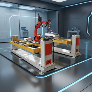 Промышленный 6-осевой робот для лазерной сварки с настраиваемым позиционером, 1500 Вт, 3000 Вт, программируемые роботизированные сварочные аппараты для алюминия - Product Image 1