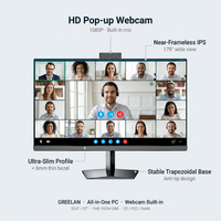 PC Monobloque Intel Core i7 i9 con 16GB/32GB de RAM, SSD, Todo en Uno, con Cámara Web Integrada, Windows 11 Business