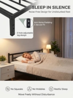 Lit simple en acier à montage facile pour mobilier scolaire, sommier en acier insonorisé, emballage compact, cadre de lit métallique – Vente chaude