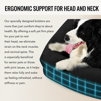 Lit pour chien en forme de U personnalisé, imperméable, en velours cristal, mousse orthopédique en forme d'œuf, canapé pour animaux de compagnie, fabrication OEM ODM