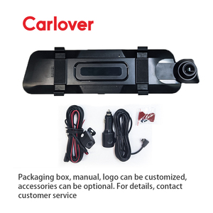 Camera hành trình gương chiếu hậu 1080p, màn hình 10 inch, ghi hình vòng lặp, hộp đen ô tô - Product Image 3