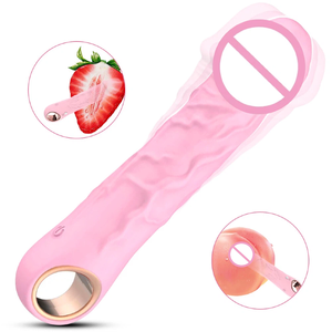 Consolador vibrador realista de 10 modos para mujer, de carga magnética clítoris, punto G, juguete sexual Anal, potente estimulador, masajeador de varita - Product Image 6