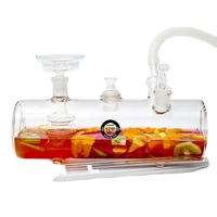 Narguilé Haute Qualité Premium Fruit Design Verre Type Droit Écologique pour Bar Miroir Fait Main Fumer Verre Type Libre
