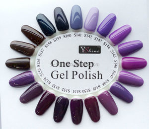 Neil Polish 3-in-1 LED ánh sáng mini UV Gel Nail Kit 10 ml lai Khỏa Thân màu đỏ hồng rắn màu sắc một bước trong Mini UV Gel Polish - Product Image 3