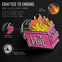 Broche de esmalte estilo europeo al por mayor, pin de solapa geométrico de aleación de zinc, insignia de esmalte suave, joyería de moda, regalo unisex