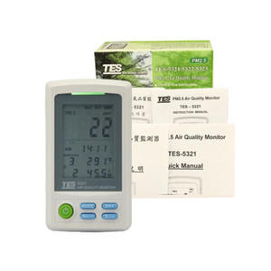 <span class=keywords><strong>TES</strong></span>-5321 PM2.5 대기 질 모니터 TES5321 PM2.5 대기 질 모니터 테스트 습도 및 온도 VOCs - Product Image 6