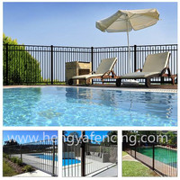 Panel de Seguridad para piscina, valla de acero galvanizado de aluminio recubierto de polvo