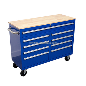 Armoire d'atelier professionnelle de 46 pouces avec roulettes robustes et 9 tiroirs, fabrication chinoise, OEM pour la vente en gros - Product Image 4