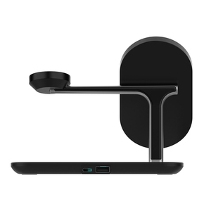 Cargador Inalámbrico Magnético 3 en 1 para Teléfono <span class=keywords><strong>Celular</strong></span>, Escritorio, Móvil, Reloj Inteligente y Auriculares, Carga Rápida de 15w - Product Image 3