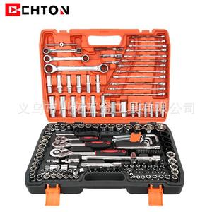 Juego de Llaves de Trinquete Chton de 151 Piezas, Métricas, Grado Industrial, Caja de Herramientas para Reparación Automotriz, Acero al Cromo Vanadio - Product Image 2
