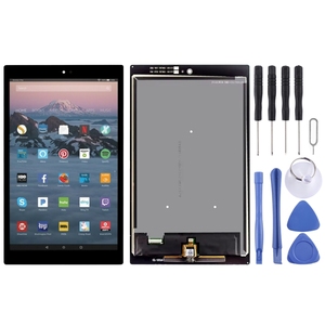 Vente directe en gros pour Amazon Kindle <span class=keywords><strong>Fire</strong></span> <span class=keywords><strong>HD</strong></span> 10 7e génération SL056ZE <span class=keywords><strong>2017</strong></span> écran LCD avec numériseur assemblage complet - Product Image 1