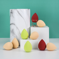 Max&Meet Éponge de Maquillage Noire pour Fond de Teint Liquide, Sans Latex, Lavable, en Microfibre Personnalisée avec Étui