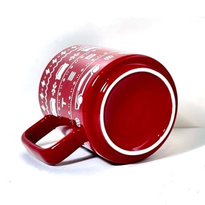 Custom Ceramic Mug With Handle Red <b>Tesla</b> Design Christmas Pattern Single Cup <b>Gift</b> Present - Product Image 4