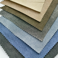 Tissu en cuir PU en gros avec support tricoté, anti-moisissure et résistant à l'abrasion pour vestes matelassées