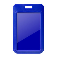 Porte-cartes d'identité et porte-badges en plastique PP couleur unie UHOO modèle 6608, prêt à être expédié, fabriqué dans le Zhejiang
