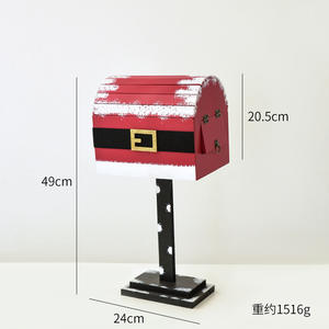 Lettres au Père Noël Boîte Aux Lettres Boîte Aux Lettres Boîte Aux Lettres Père Noël Décoration Extérieure De Noël Liste De Souhaits Boîtes Aux Lettres Extérieures Boîtes Aux Lettres - Product Image 5