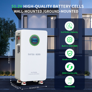 16kWh Lithium <b>Battery</b> Pack at 51.2V With 314Ah Capacity for Home Energy Storage; Solar Cells Operating at <b>48V</b> With LiFePO4 - Product Image 5