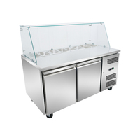 Réfrigérateur professionnel BTL1500 438L écologique supermarché bar à salades bar à bières avec décapsuleur refroidisseur frigorifique pour boissons
