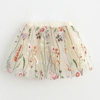 Dégradé Fleur Fée Princesse Robe Fleur Fée Ailes et Baguette Tutu Ensemble pour Filles Fête Costume Enfants Mini Dentelle