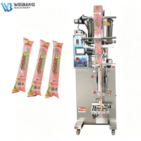 Machine de remplissage, scellage et emballage automatique de bâtonnets de crème glacée, de gelée et de liquides WB-330Y, emballage vertical de sachets liquides