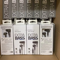 Écouteurs Stéréo en Gros MDR-XB55AP, Casque Intra-Auriculaire 3,5 mm avec Micro Intégré, Basses Extra, Écouteurs Filaire pour Sony Mains Libres