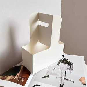 新设计的立式透明蛋糕包装甜点白色纸杯蛋糕盒 - Product Image 5