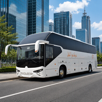 Autocars Sunlong à alimentation carburant avec ADAS, assistance à la conduite intelligente, nouveaux bus interurbains transfrontaliers longue portée à conduite à gauche