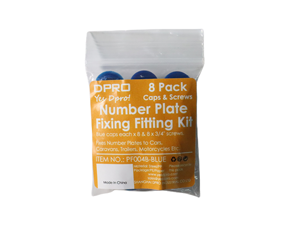 Paquete de 8 tornillos para matrícula de coche, aluminio Chapado en zinc con cubiertas de tornillos con <span class=keywords><strong>bisagras</strong></span>, sistema de medición métrica - Product Image 2