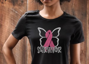 Adesivi personalizzati con motivo a cristalli rosa 'In <span class=keywords><strong>ottobre</strong></span> indossiamo il rosa' per magliette, logo fai da te per la consapevolezza sul cancro al seno, decalcomanie termoadesive - Product Image 4