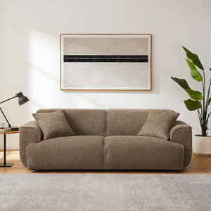 Sofá Futón Reclinable y Cómodo para Sala de Estar, con Estructura de Madera y Tapicería de Tela - Product Image 2